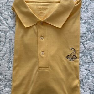 Pinehurst Oxford Yellow Polo Shirt